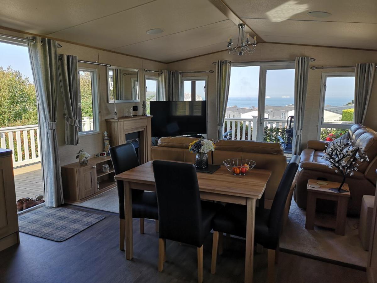 Top Spec Caravan - Stunning Sea Views Across Bay Villa Swanage Exterior photo