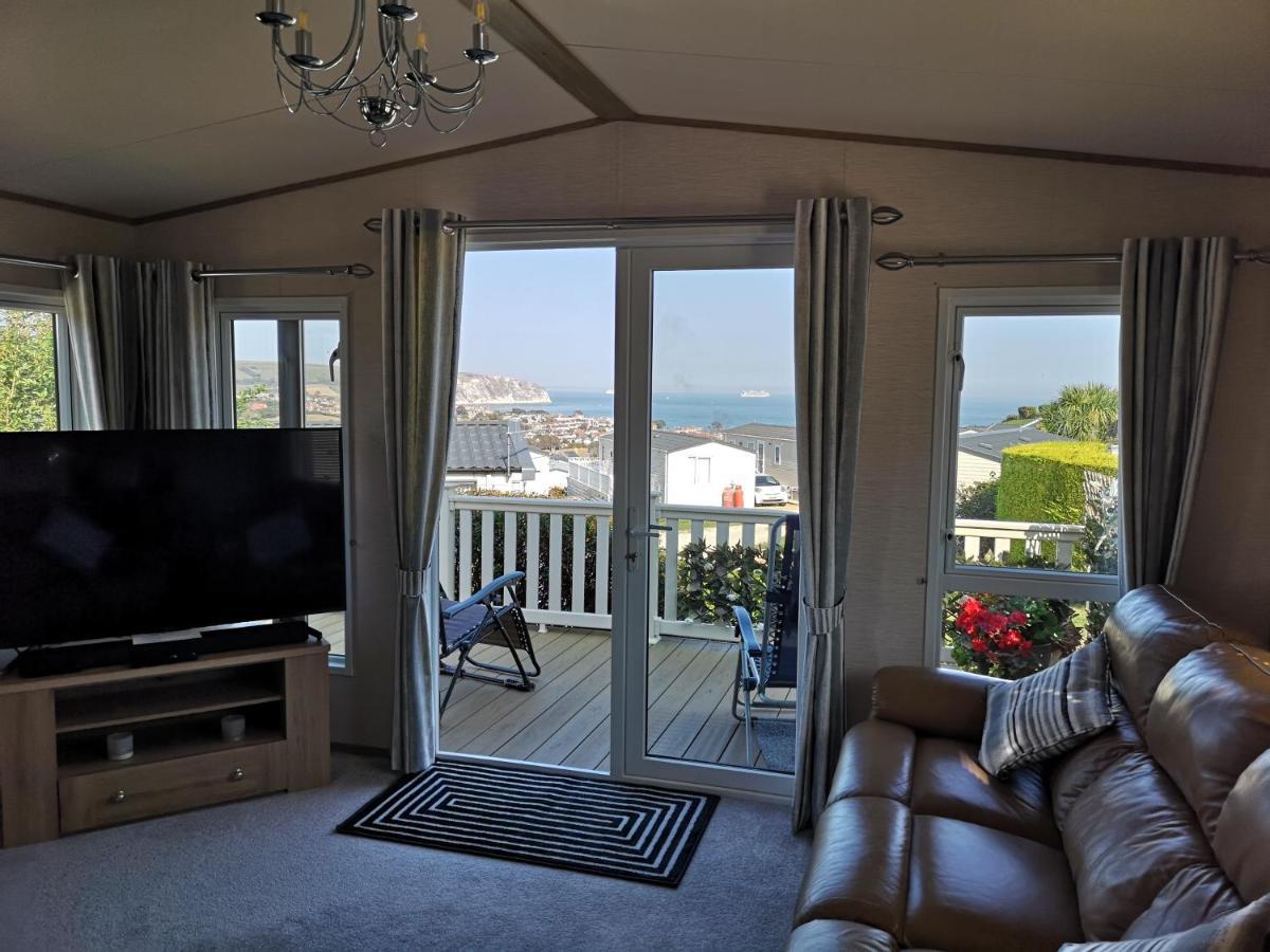 Top Spec Caravan - Stunning Sea Views Across Bay Villa Swanage Exterior photo